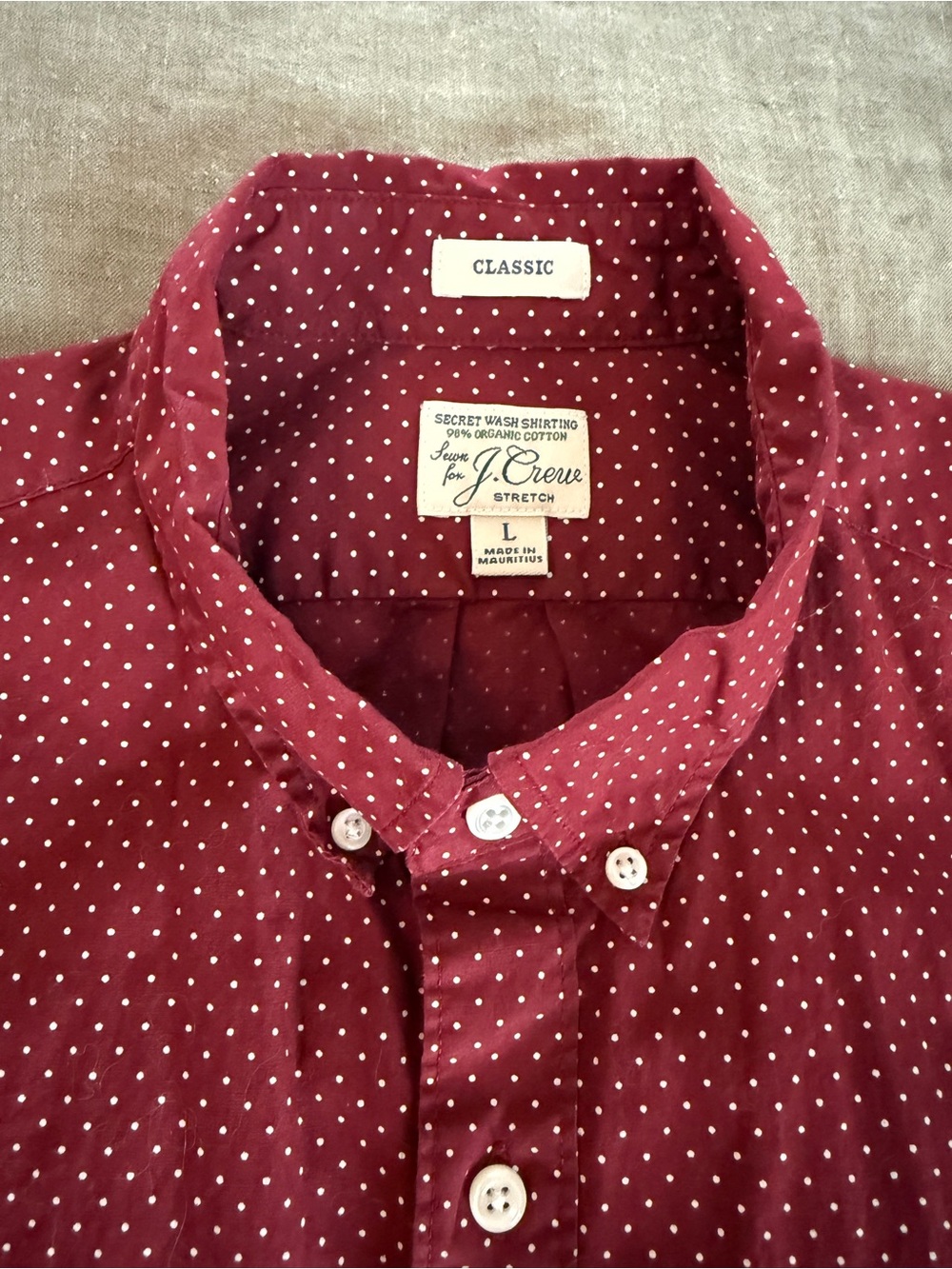 J Crew Stretch Secret Wash Shirt